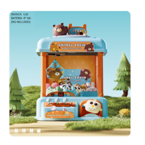 LQL3365  – Máquina de Garra “Cabaña de Animales” con Música y Luz