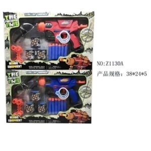 MODELO Z1130A Set de 2 Pistolas "The Fight Times" con Accesorios y Balas