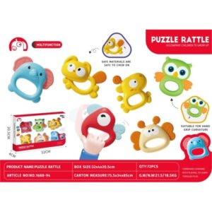 MODELO 1688-94 🐘 Sonajeros de Rompecabezas Multifunción
