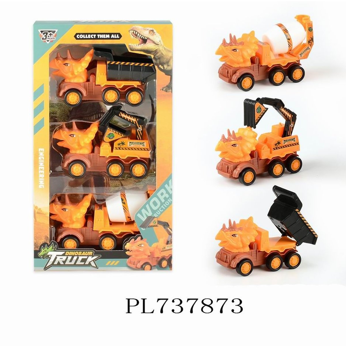 Set Dinosaur Truck 2314C