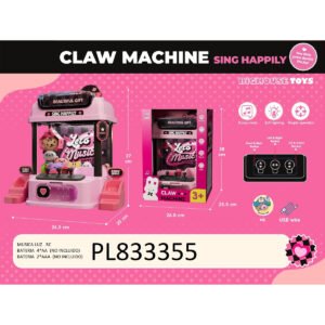 Mini Máquina de Garra con Música y Luces 3369🎡
