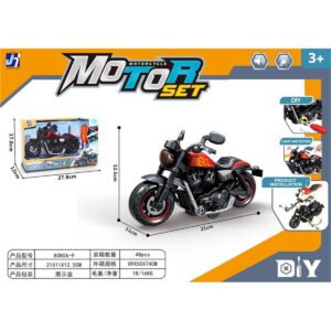 MOTO ARMABLE CON LUZ Y SONIDO MODELO- 8080A-9