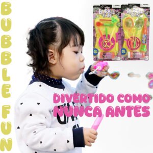 MODELO 9605 🫧 Set de Burbujas "Bubble Fun" – ¡Diversión Infinita al Aire Libre!