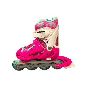 MODELO BW-905-BS 🌸Patines en Línea Ajustables con Diseño Floral TALLA (S)