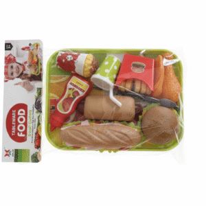 (XJ594)-Bandeja de Comida Rápida "Fast Food Play Set"