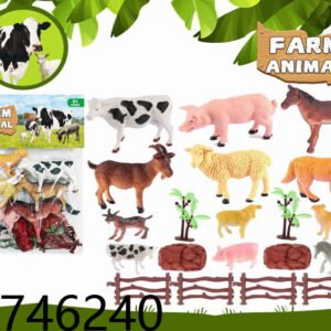 (000-62E)-Granja en Acción: Set de Figuras Coleccionables