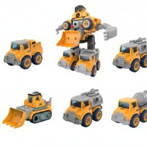 (RL589-14B)-"Mega Constructor 5 en 1: El Escuadrón de Rescate Amarillo"