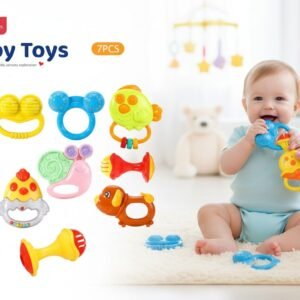 (2891)-El Club de los 7: Super Set de Mordederas y Sonajeros