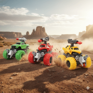 (838-22-25)-Monster Truck Todoterreno de Juguete con Lanzador