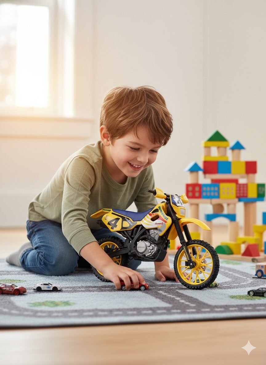 (MY66-M1237K)-UNIDAD ESPECIAL: MOTO POLICÍA DIY 1:12 - Imagen 2