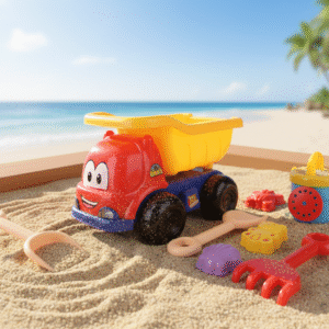 (C320)-Camión Volteo de Playa con Accesorios para Arena