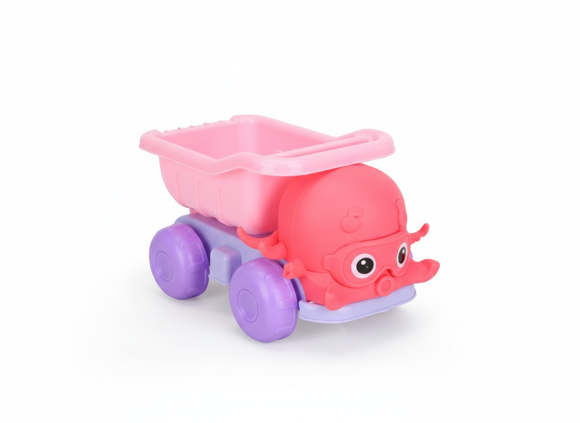 (C537)-Camión de Playa con Accesorios para Arena – Set de 6 Piezas - Imagen 3