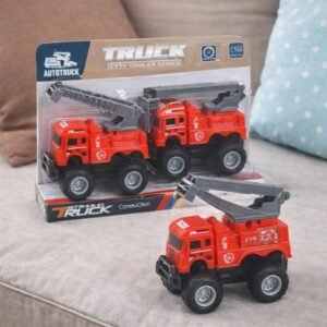 (204-2) Camión de Bomberos con Remolque y Escalera