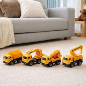 (399-370A4) Set Vehículos de Construcción Inerciales 4 Pieza