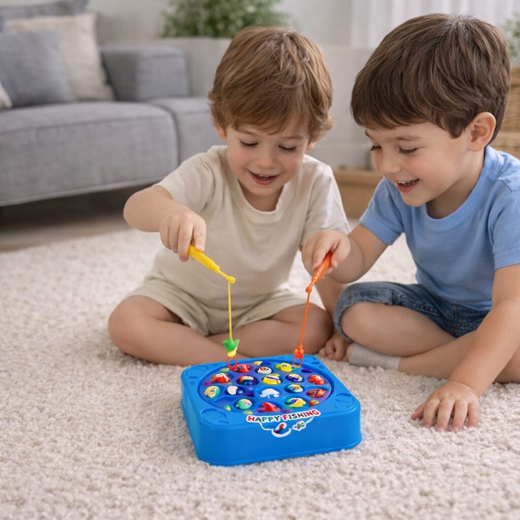(AA8249-2) Juego de Pesca Eléctrico Infantil Happy Fishing 🎣🐠 - Imagen 2