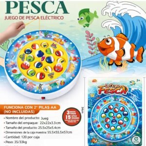 (6868-1) Juego de Pesca Eléctrico Infantil
