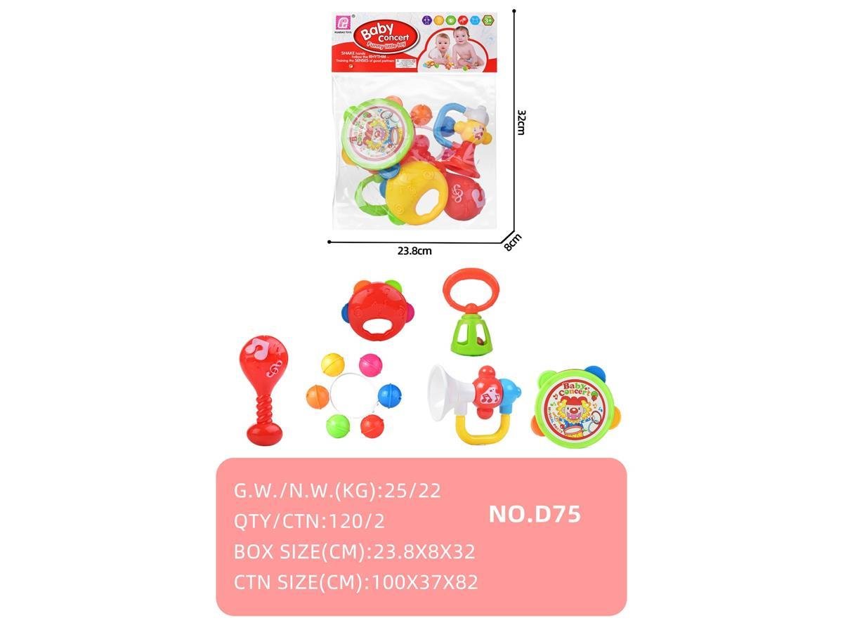 (D75)-Set de Sonajeros "Baby Concert" - Imagen 3