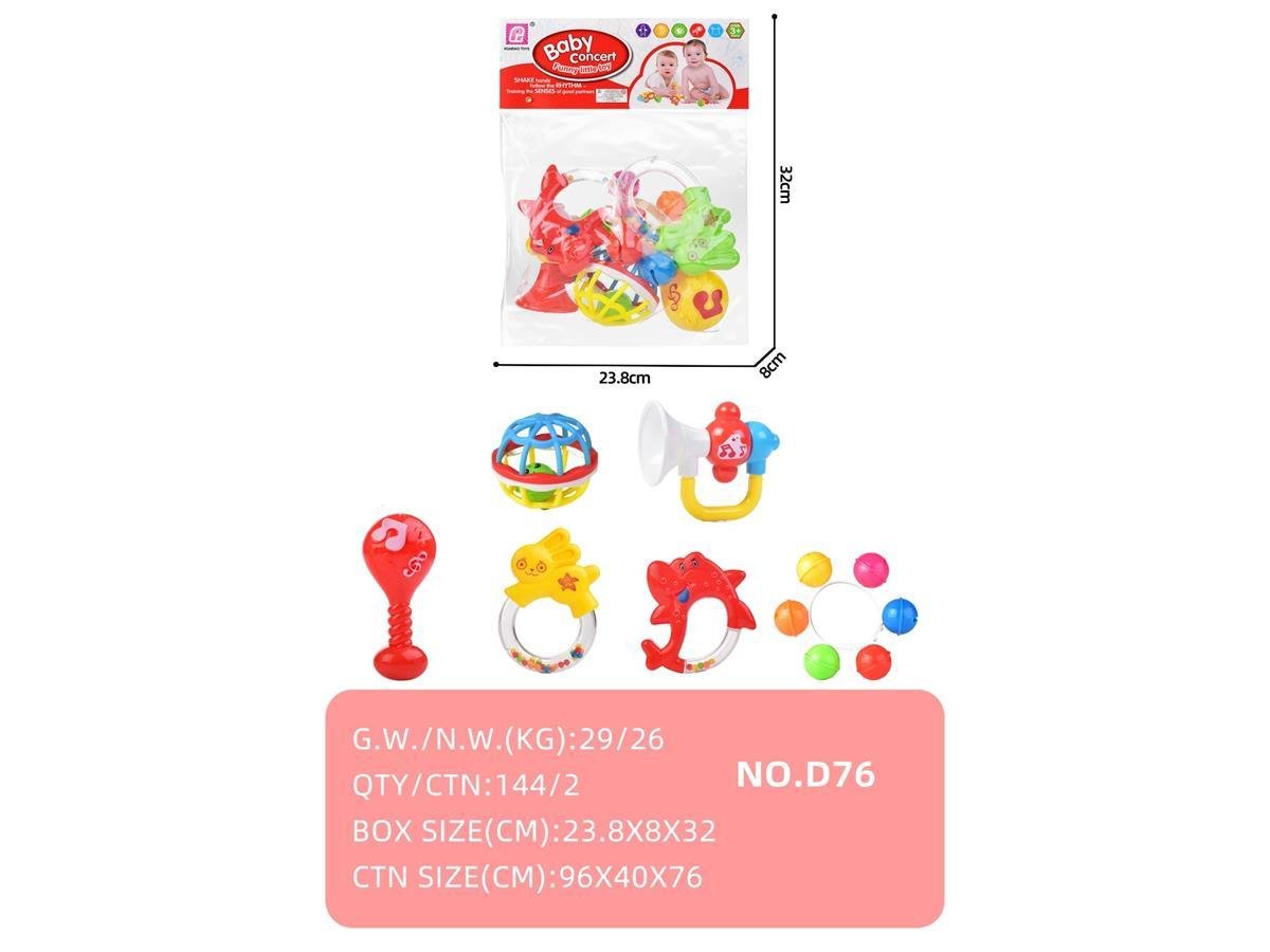 (D76)-Set de Sonajeros "Baby Concert" - Imagen 2