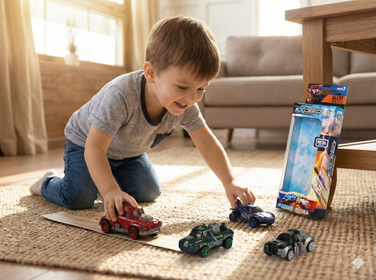 (779-81B-82C)-Sets de Vehículos "Exceed" (Shark & Skull)