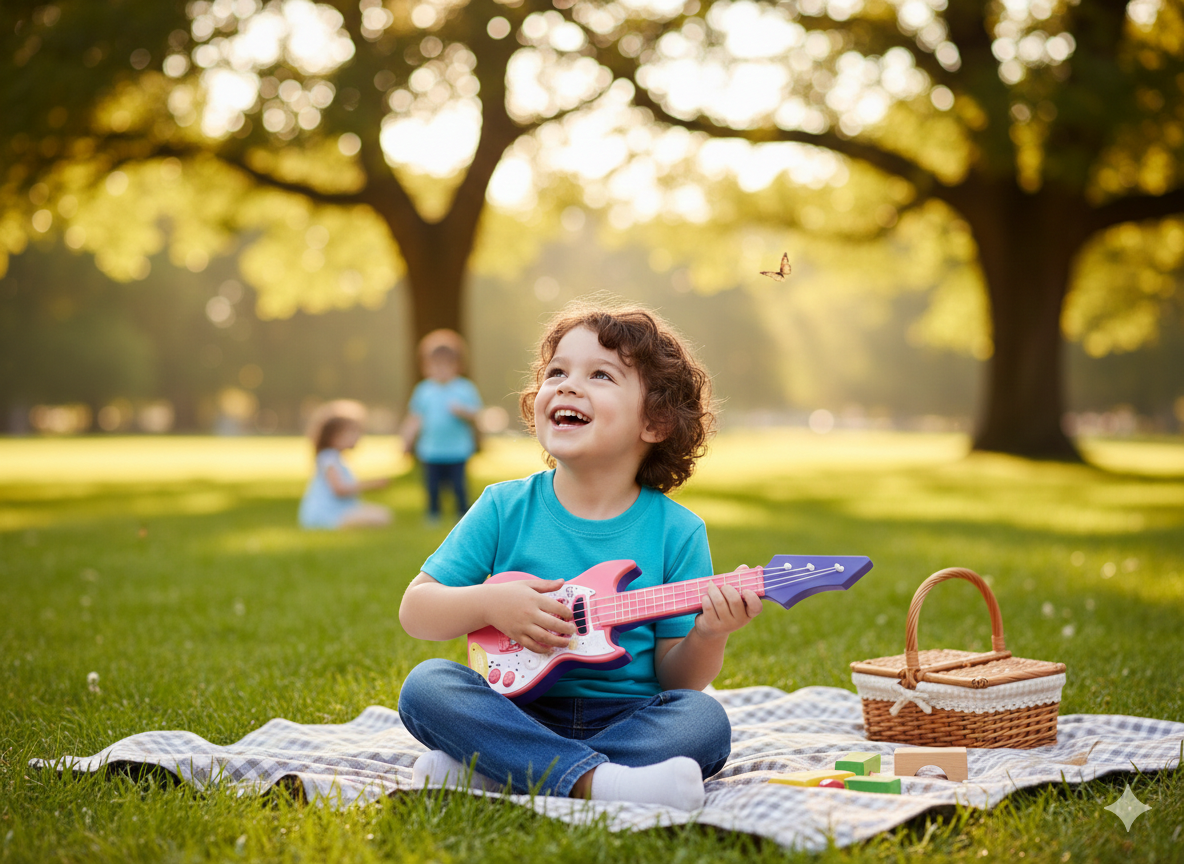 (3205E) – Guitarra Musical para Bebé Sonidos y Diversión 🎸🍼🎵 - Imagen 3