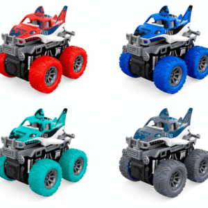 (YM-2213C)-Shark Monster Trucks: Velocidad Depredadora en 4 Ruedas
