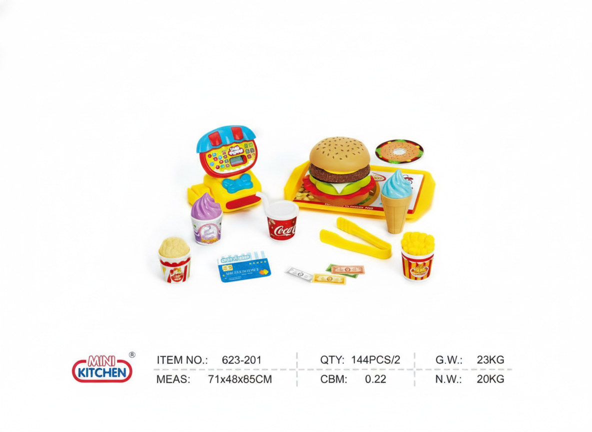 (623-201) – Set Comidita Bolsa Cocina Express 🍕👜🍩
