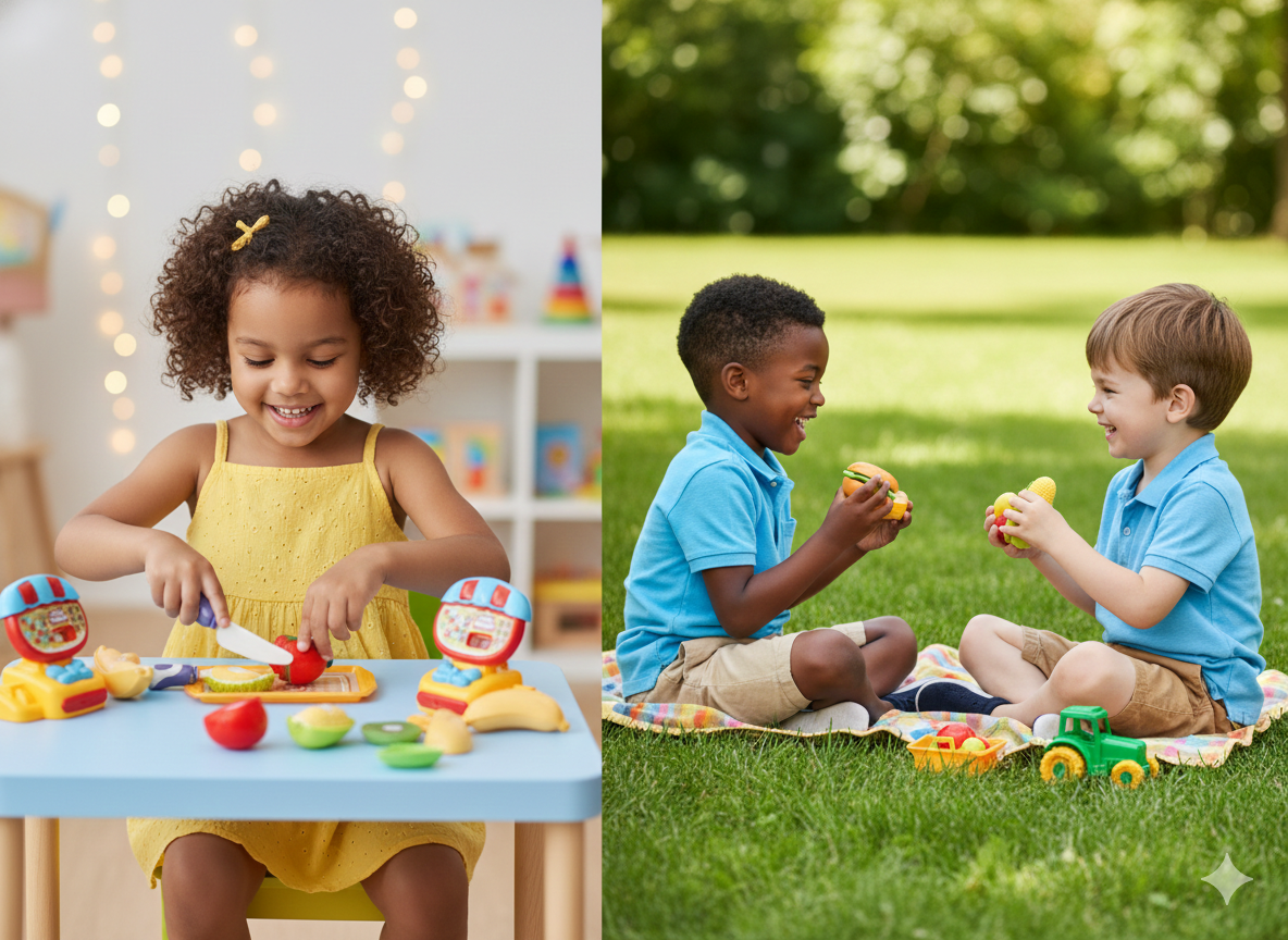 (623-243) – Set Comidita Cocina Creativa Food Play 🍳🍔🥗 - Imagen 2