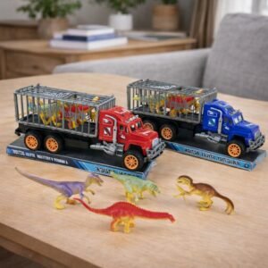 (9070-1) Camión Jaula con Dinosaurios