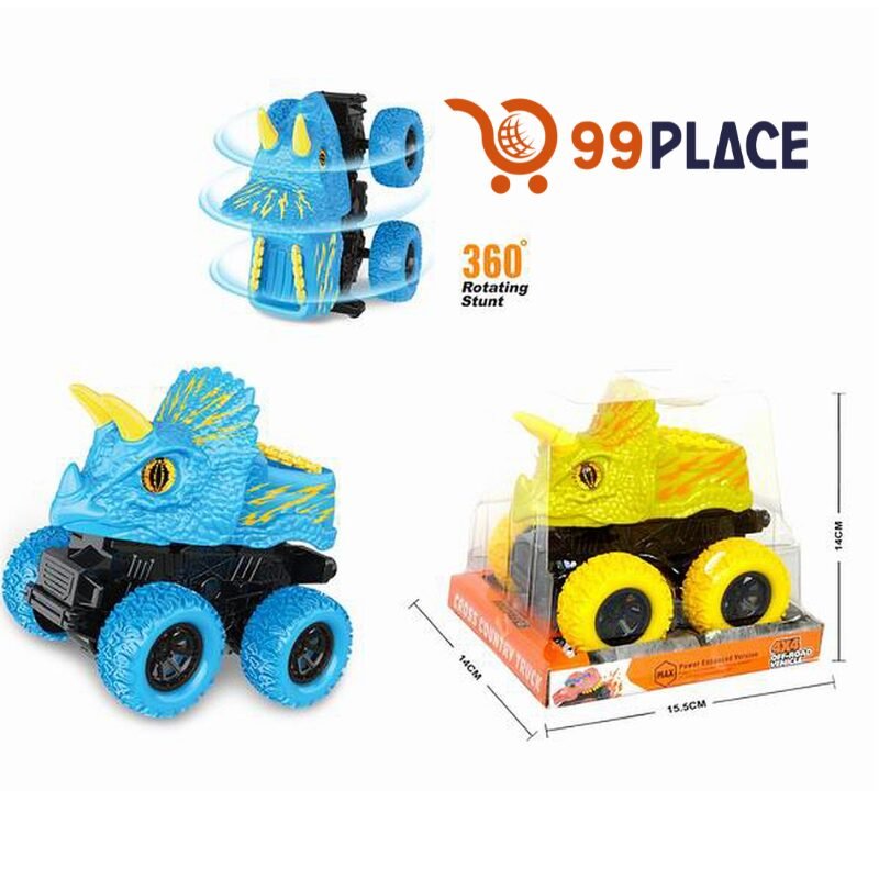 (8891-4BC) Auto Dinosaurio Acrobático 360° - Imagen 2