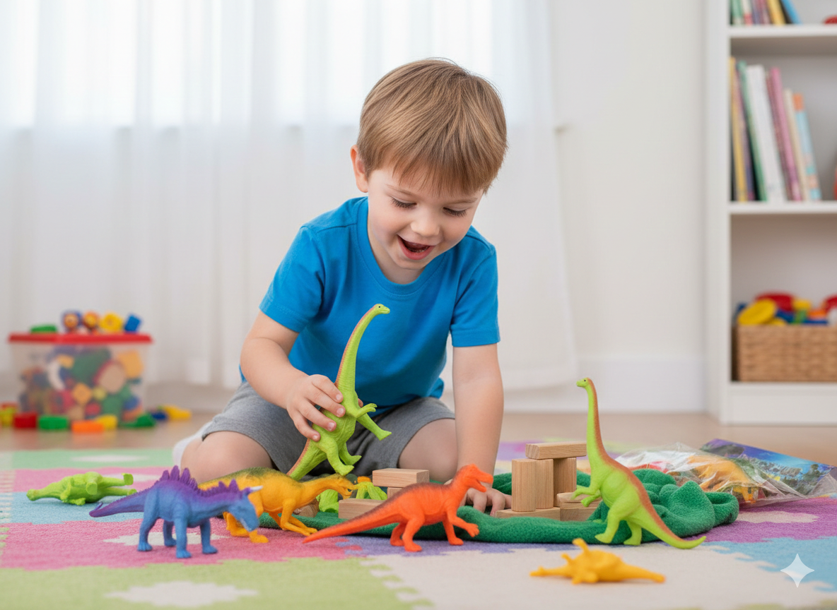 (188T-6A) – Set Dinosaurios de Plástico Multicolor Aventura Prehistórica - Imagen 2