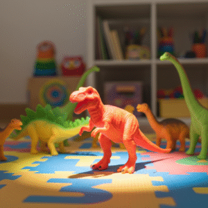 (188T-6A) – Set Dinosaurios de Plástico Multicolor Aventura Prehistórica