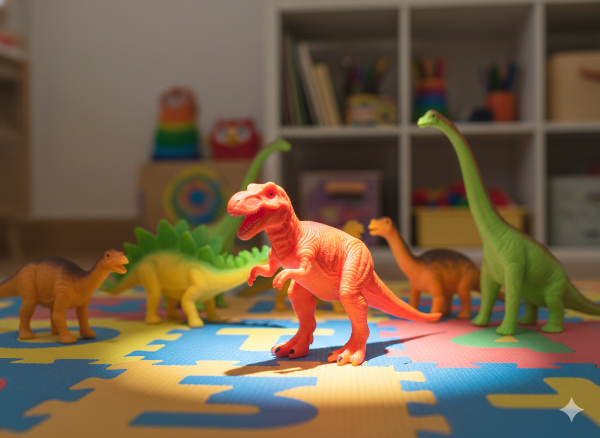 (188T-6A) – Set Dinosaurios de Plástico Multicolor Aventura Prehistórica