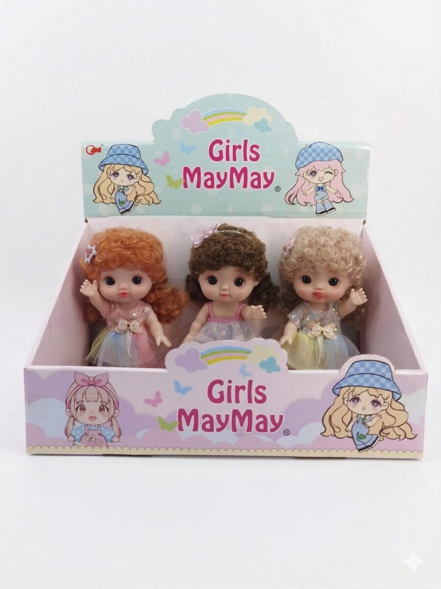 (250-3)-SET COMPLETO de 3 PZ Mini Fashionistas (Girls MayMay)