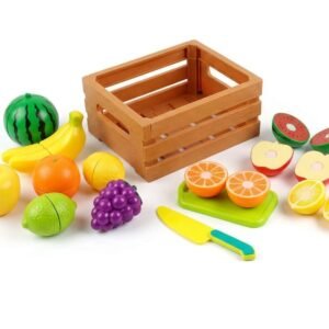 (K-813)-Fruit Cutting Play – Mercado de Madera (Simulada)