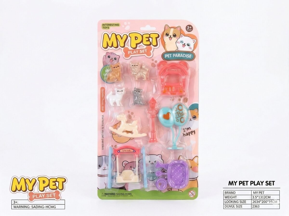 (701)-My Pet Play Set: El Paraíso de los Gatitos Traviesos