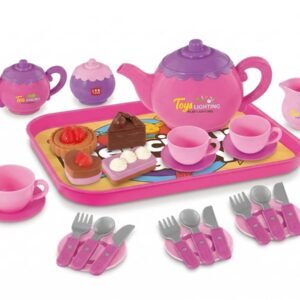 (LY8662A)-Banquete Real (de Plástico) – Set de Té y Postres Delicious Party