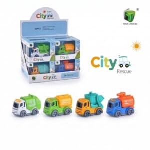 (2629)-¡Escuadrón de Limpieza al Rescate! – Set de Camioncitos City Rescue