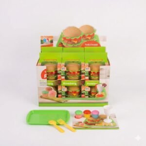 (8801)-El Rey del Brunch – Set de Hamburguesa y Cubiertos