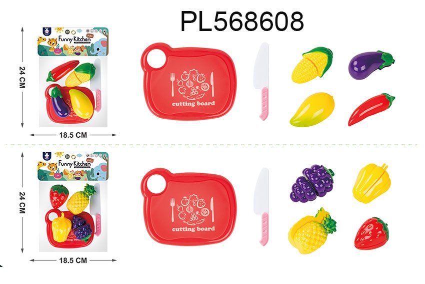 (1018-59)-🌽 ¡Corta y Crea! Set "Funny Kitchen: Vegetales Saludables" 🌽 - Imagen 2