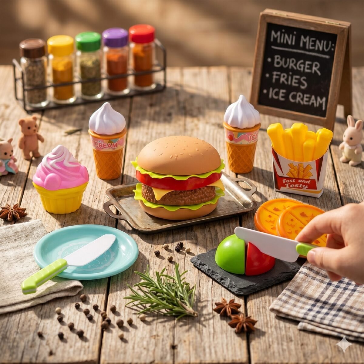 (1018-136)-🍔 ¡Combo de Felicidad! Set "Fast Food & Sweet Treats" 🍔 - Imagen 3