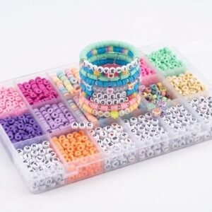 (338-1127-1128)-Set de Creación ABC: Pulseras con Mensajes Positivos