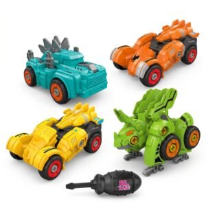 (RLD589-33D)-Dino-Coches 4x4 Desmontables