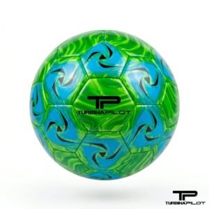 (TPFF10-C12)-🟢 ¡Balón Torbellino Esmeralda! Energía y Estilo en Cada Jugada