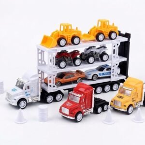 (99C6-10)-¡Megatransporte Pesado! Flota de Construcción y Carreras