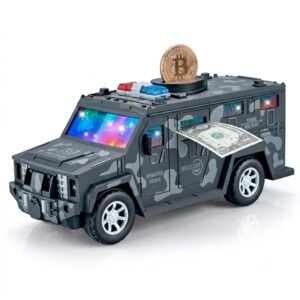 (YJ388-60)-¡Tu Dinero está Seguro... y Divertido! La Caja Fuerte de Asalto Militar