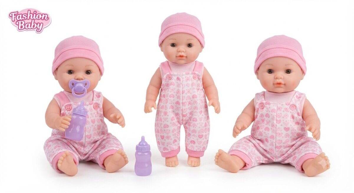 (BM672-2)-¡Tres Son Multitud... de Diversión! El Trío "Fashion Baby"