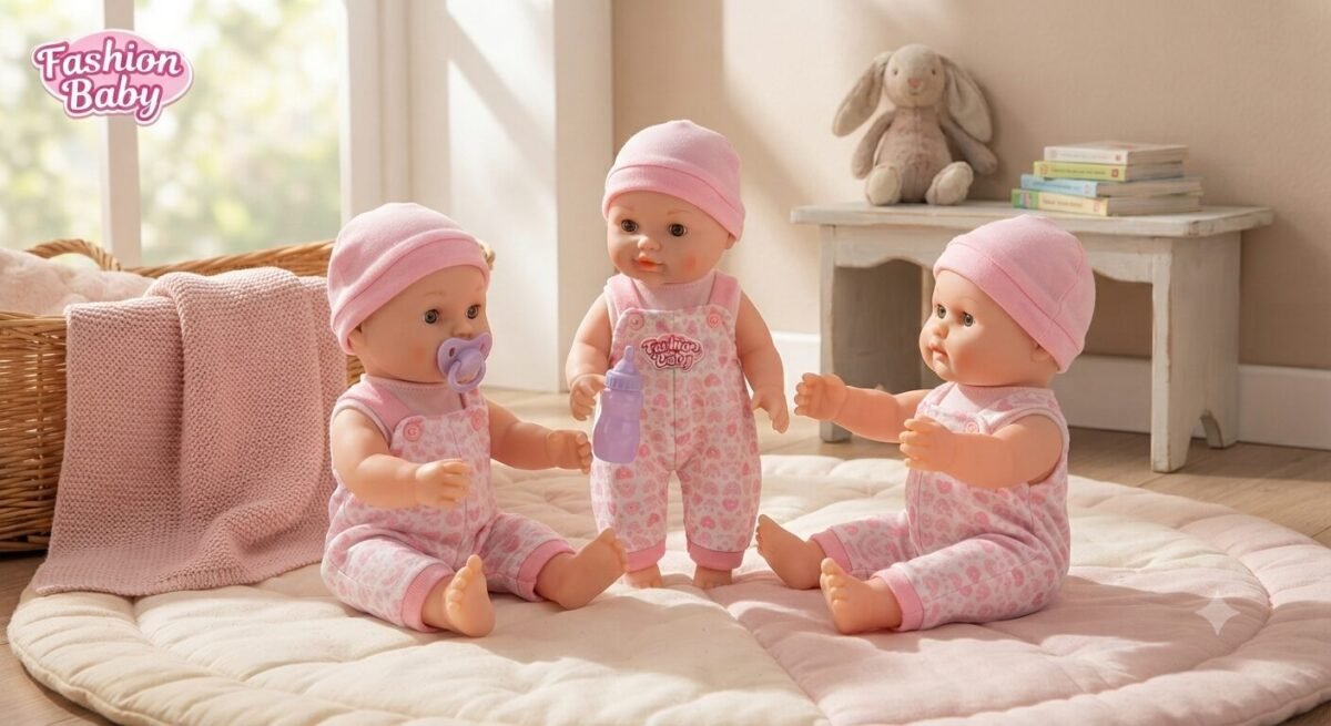 (BM672-2)-¡Tres Son Multitud... de Diversión! El Trío "Fashion Baby" - Imagen 2