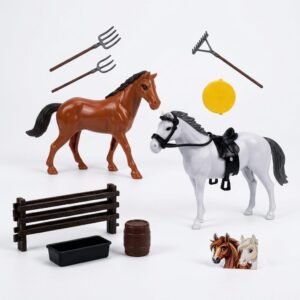 (1258)-¡Bienvenidos al Rancho Luna y Sol: Donde los Caballos Mandan!
