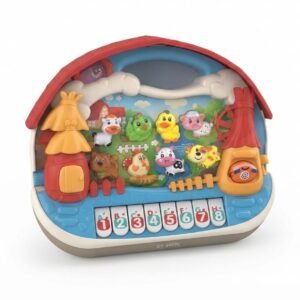 (CY-8017C)-¡El Gran Circo de los Animales! Primer Piano Interactivo