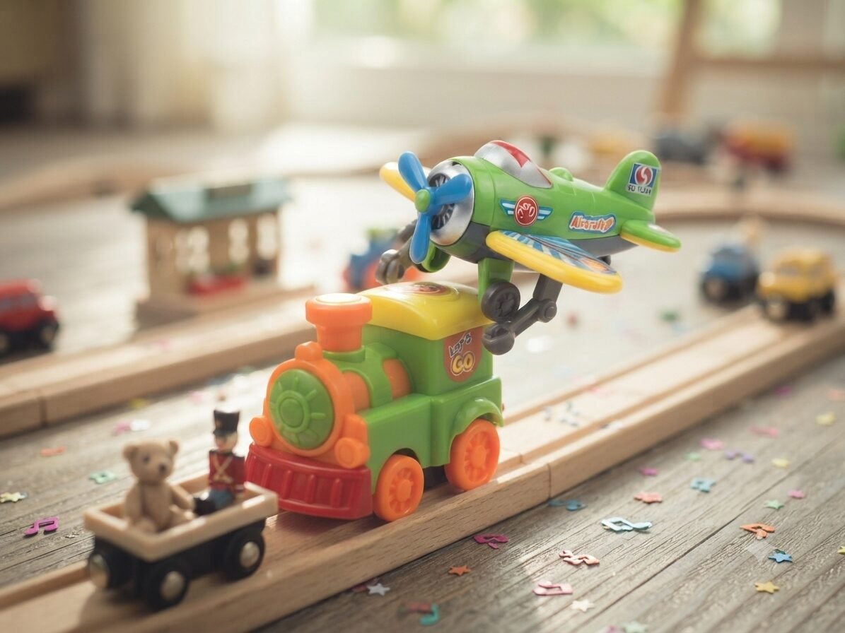 (998-40B)-¡A Todo Vapor: El Avión-Tren más Loco! ✈️🚂 - Imagen 2